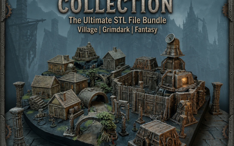 Forged Realms ULTIMATE SCENERY CHRONICLES: 120+ STL Files