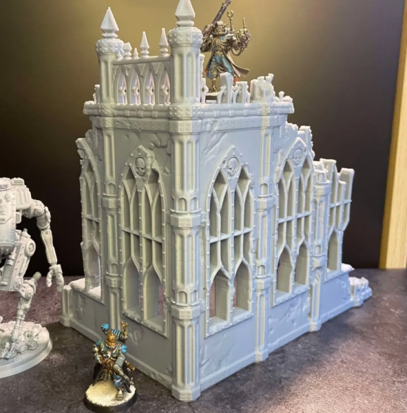 Escenografia Ruinas Imperiales — Set Sueltos — figura impresa en resina