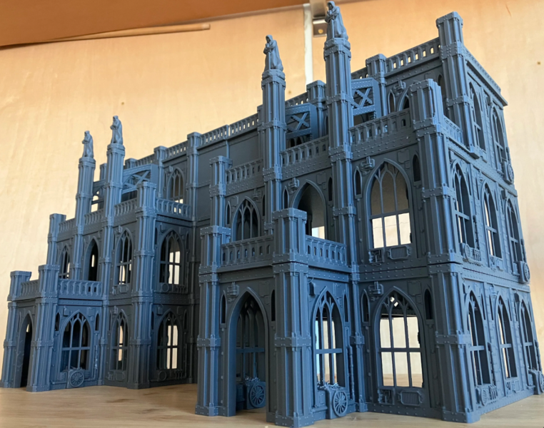 Escenografia Palacio Imperio — Modulares — figura impresa en resina