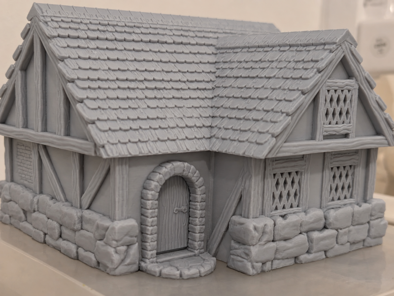 Escenografia terreno de guerra de DND — Set Sueltos — figura impresa en resina